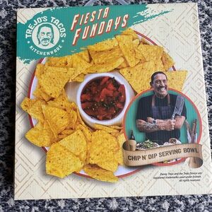 Trejo's Tacos Chip 'N' Dip Serving Bowl